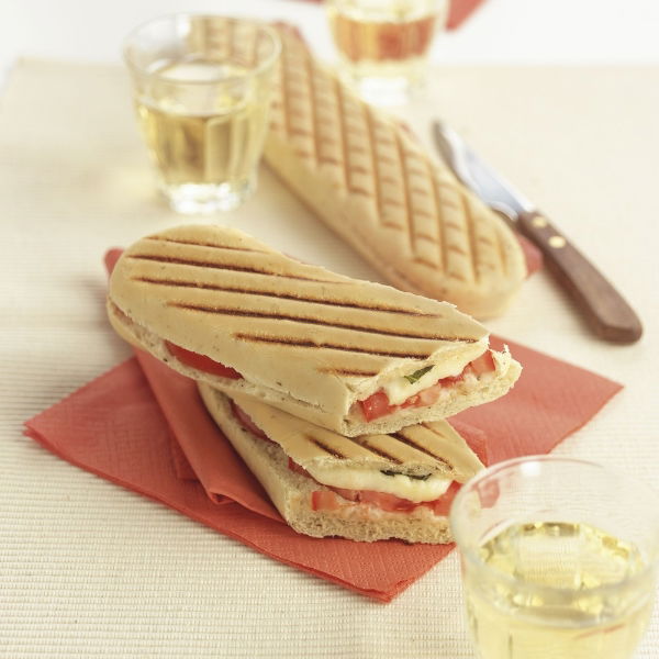 Plain White Panini Bread