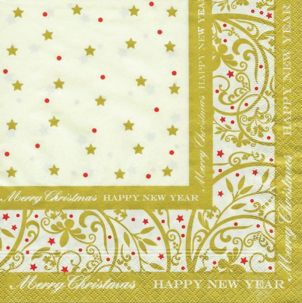 Swansoft Christmas Bauble Napkins