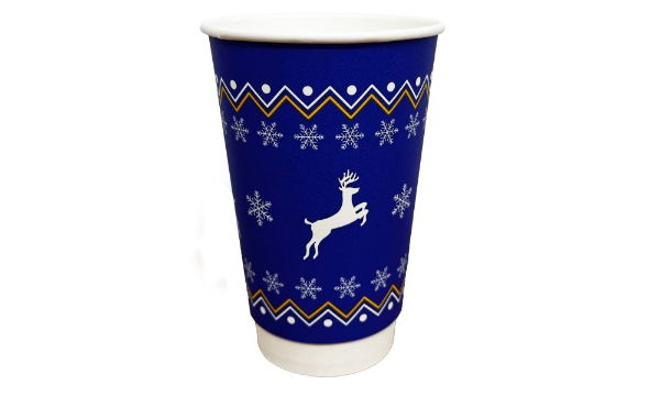 XD04041 GO-PAK 16oz DOUBLE WALL CHRISTMAS CUP [500]