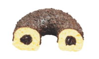 Choc Donut Half